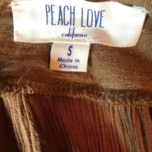 Peace Love top sz S - Picture 4 of 5